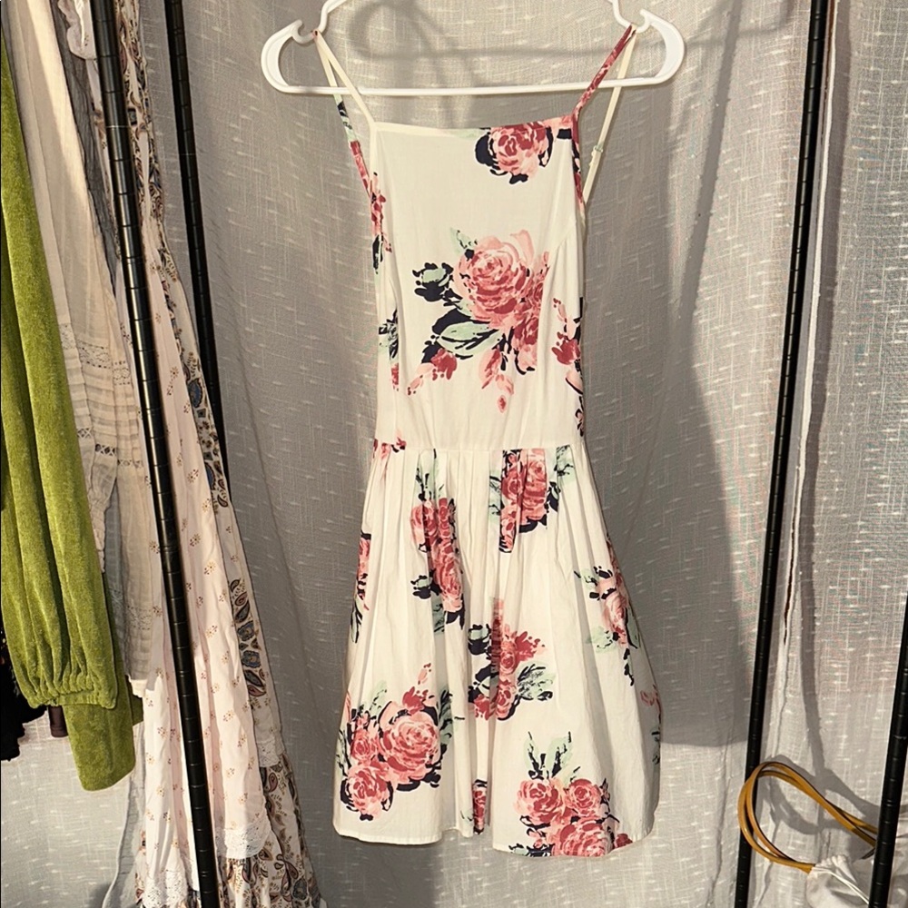 Floral Spaghetti Strap Dress